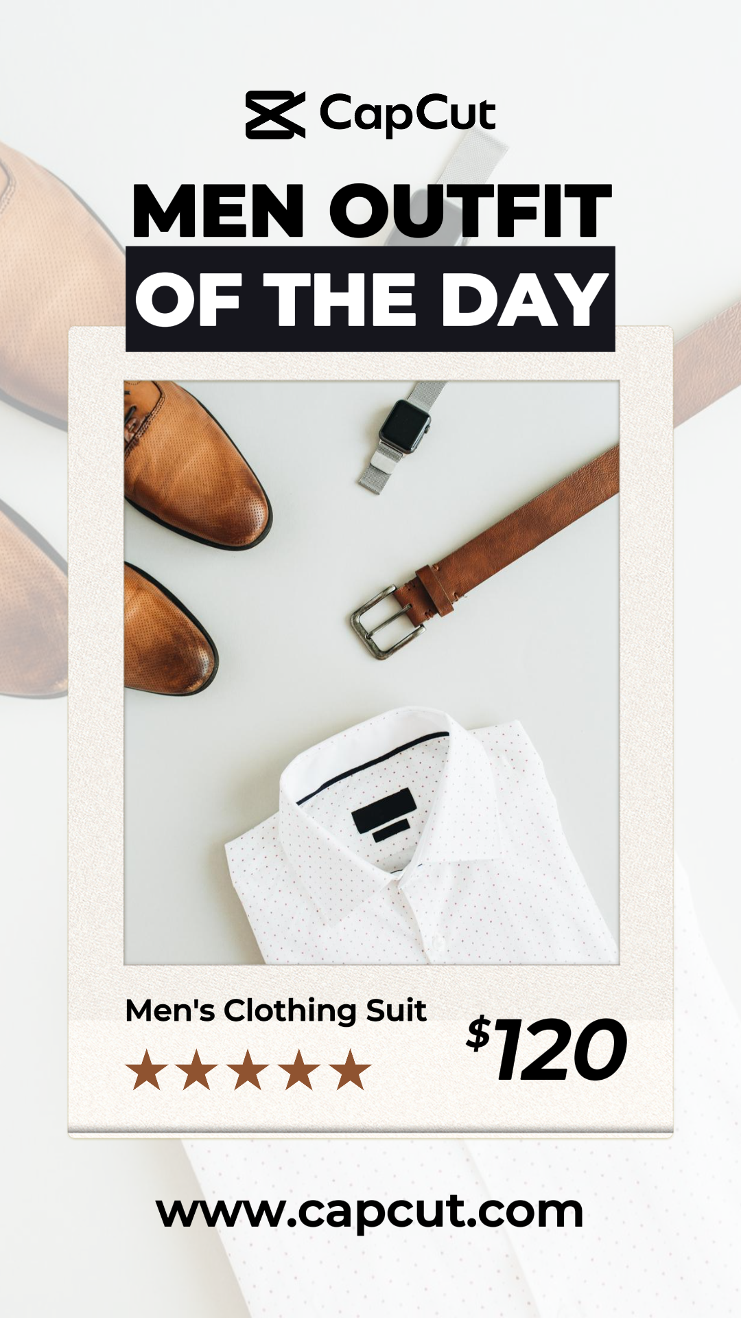 Tenue du jour pour hommes - Affiche marketing Instagram Story