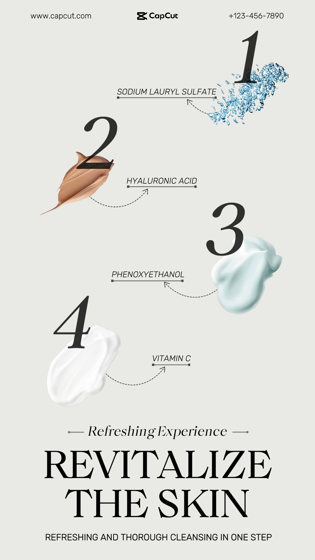 Beauty & Personal Facial cleanser Display Minimali