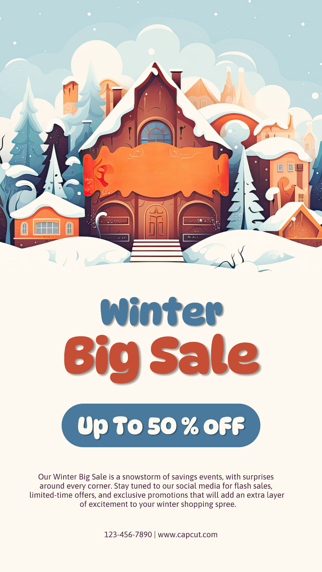 Autres industries Winter Big Sale Instagram Story 
