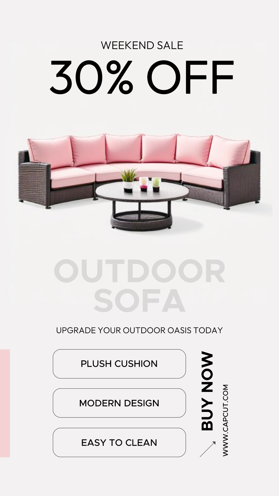 Cartel de marketing doméstico Venta de muebles Historia de Instagram Estilo minimalista