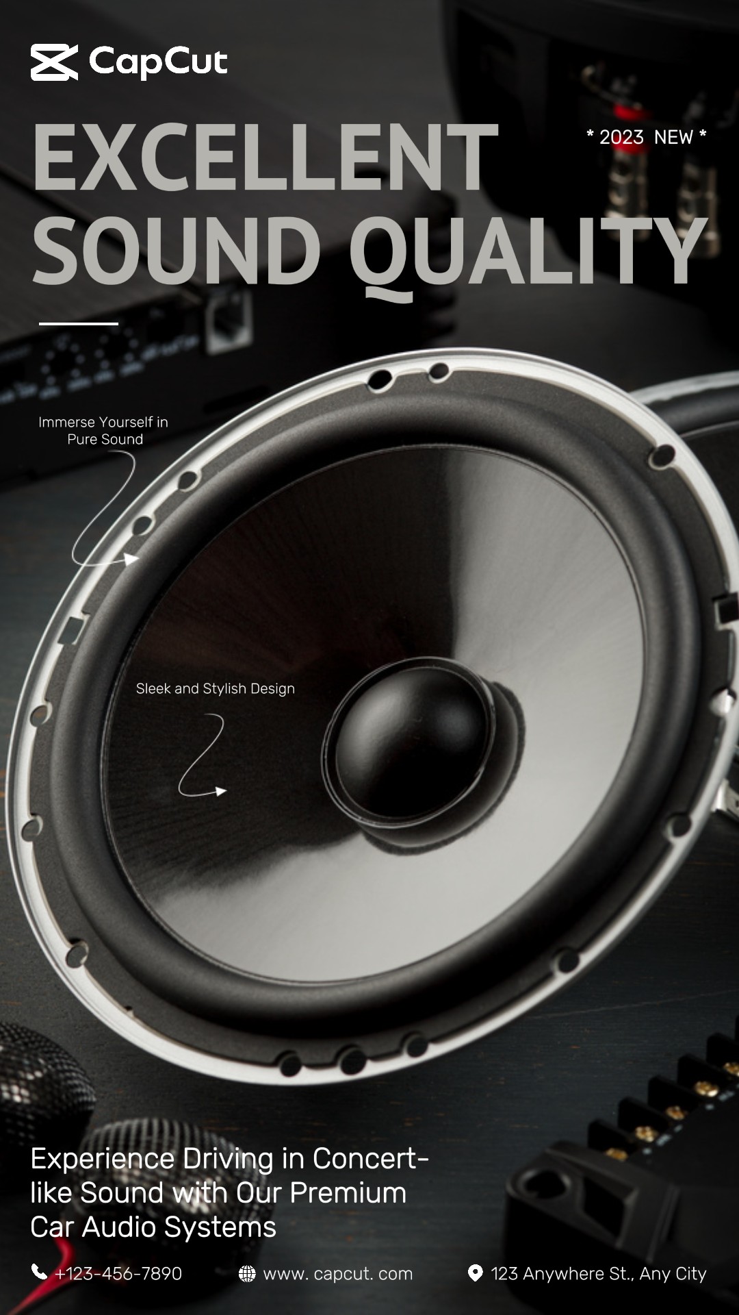 Electronic products Product display audio 