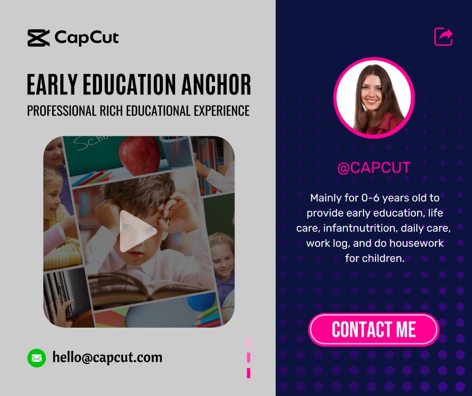 Soins maternels et infantiles L'éducation précoce ancre moderne