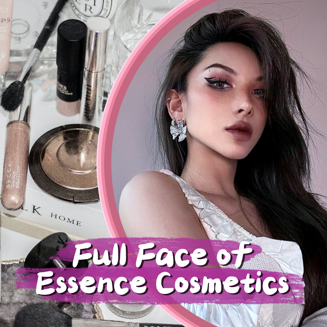 Full Face of Essence Cosmetics Youtube Thumbnail 1:1