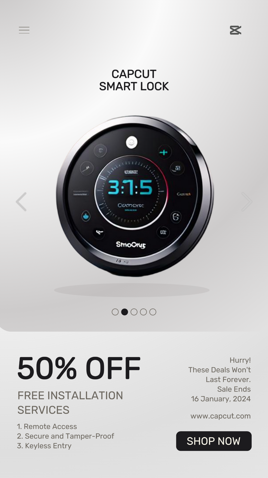 capcut template cover