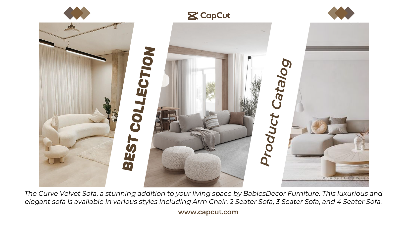 Catálogo de Produtos Sofá - Sampul Facebook