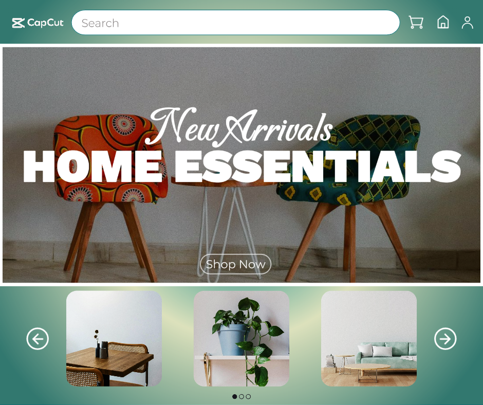 Household - Marketing Poster for Facebook Post - Website Shop Design Delicate Style
