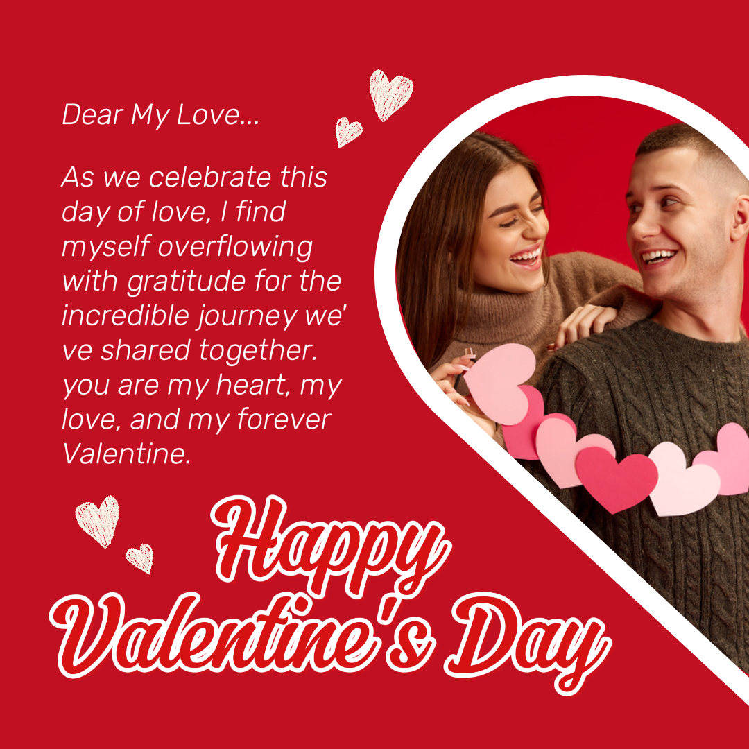 General Industry Happy Valentine's Day Greetings Card Instagram Post