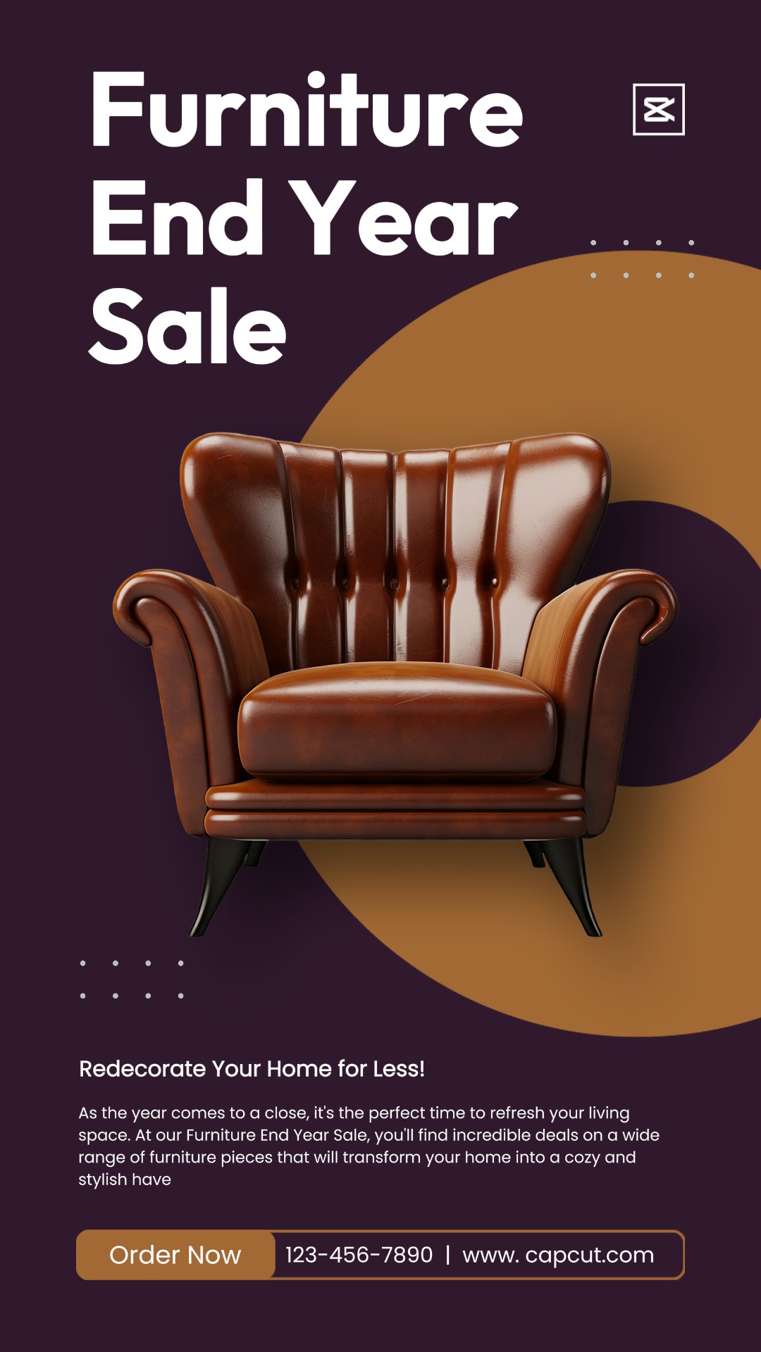 Furniture Product Display Instagram Story