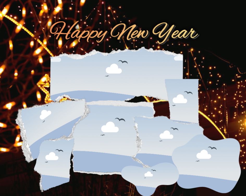 Collège de photo non marketing Bonne année