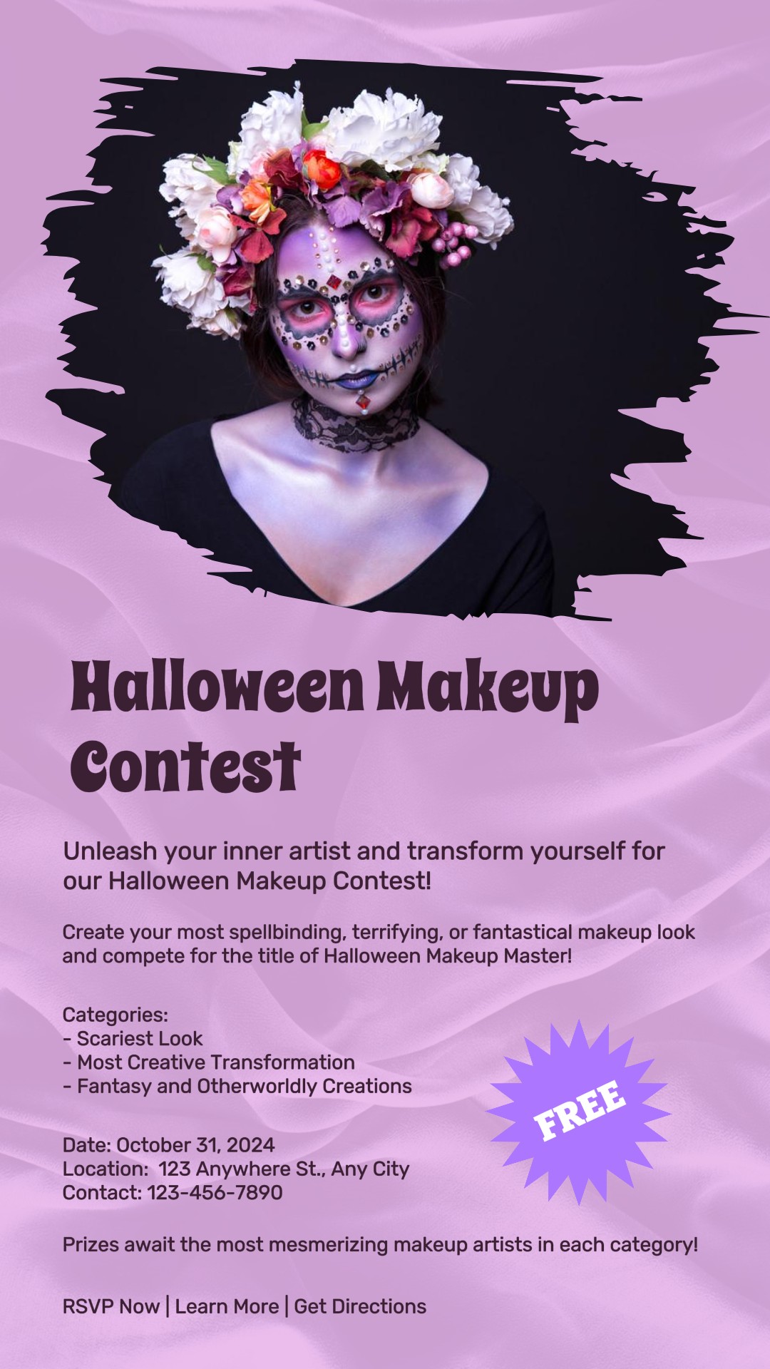 Kisah Instagram Kontes Rias Halloween