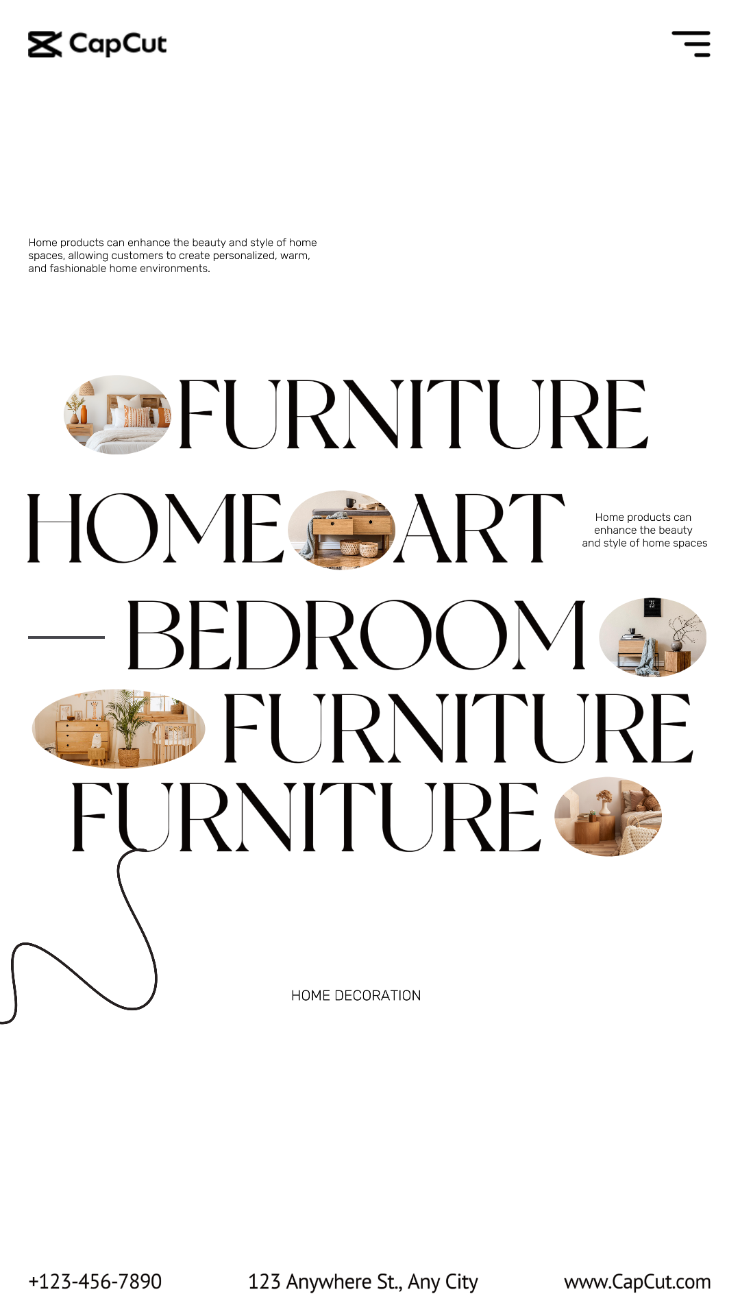 Home Furnishings  Foyer display simple style