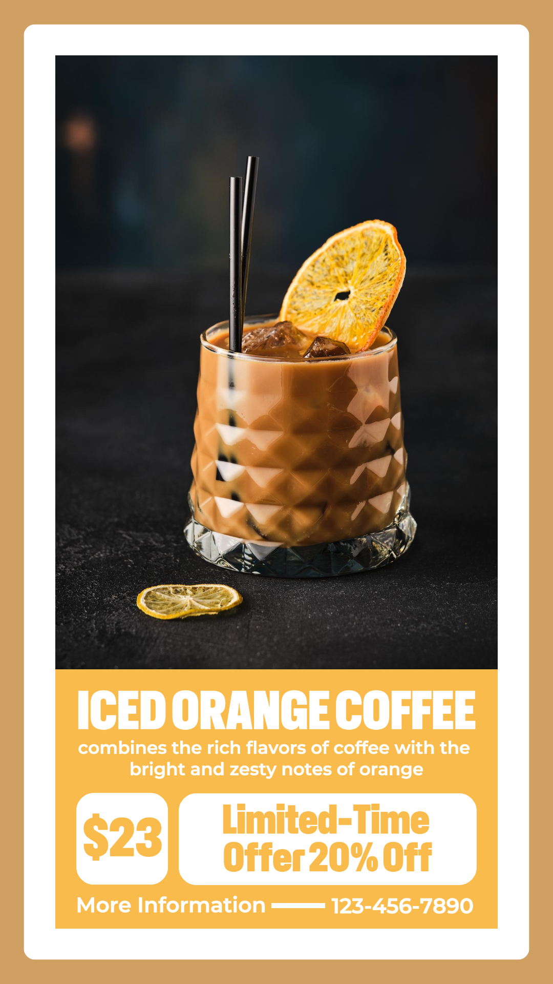 Cerita Instagram Es Kopi Jeruk Makanan