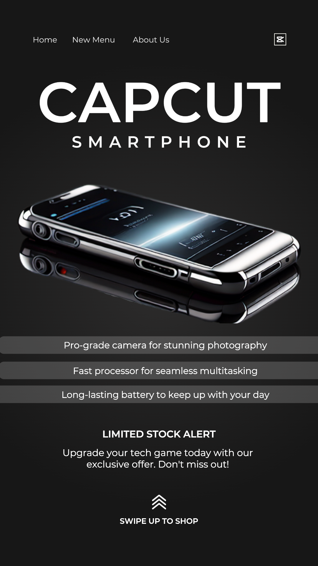 História do Instagram da Promoção do Smartphone da Technologi