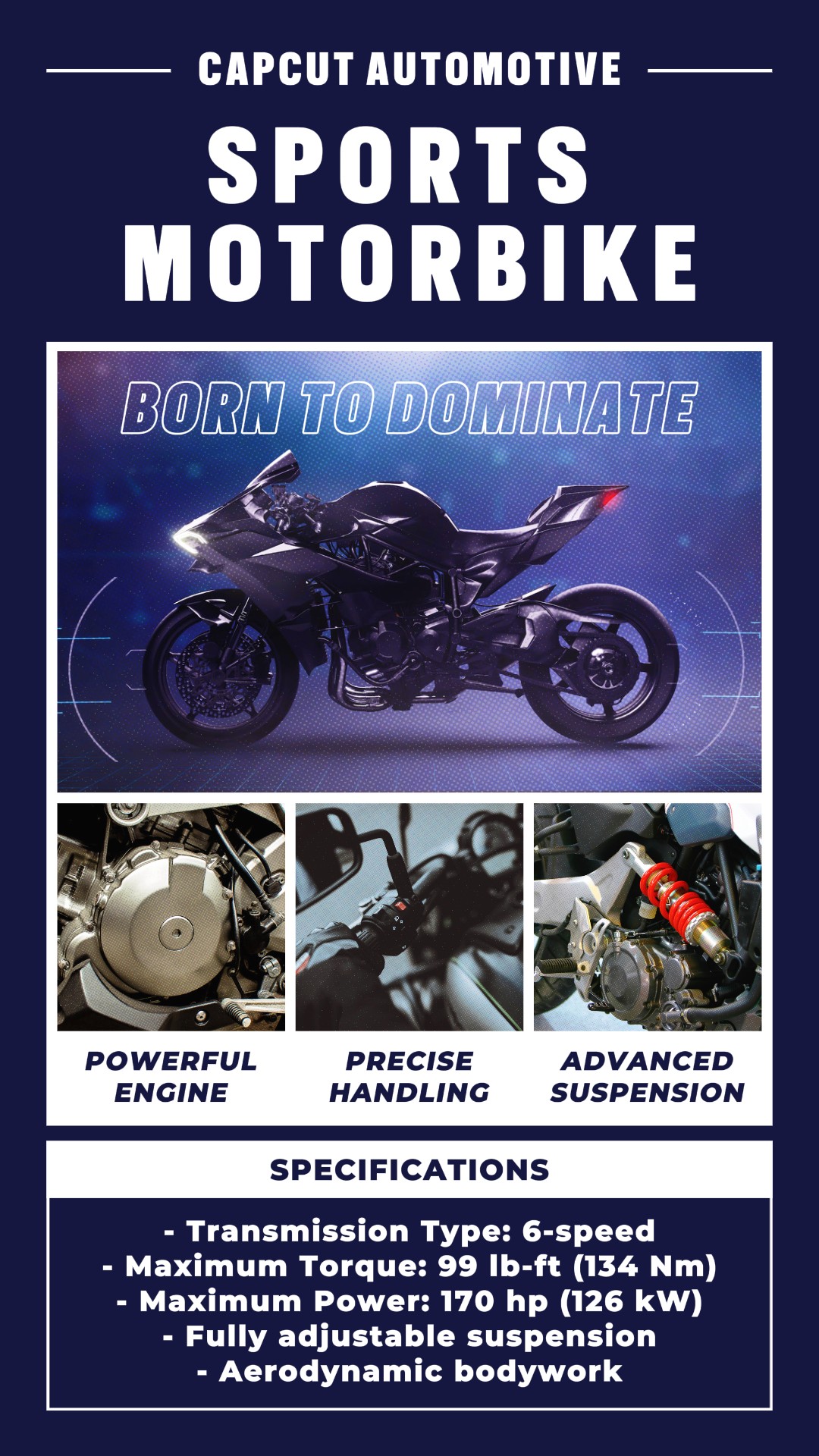 Other Sport Motorbike Product Display TikTok Post