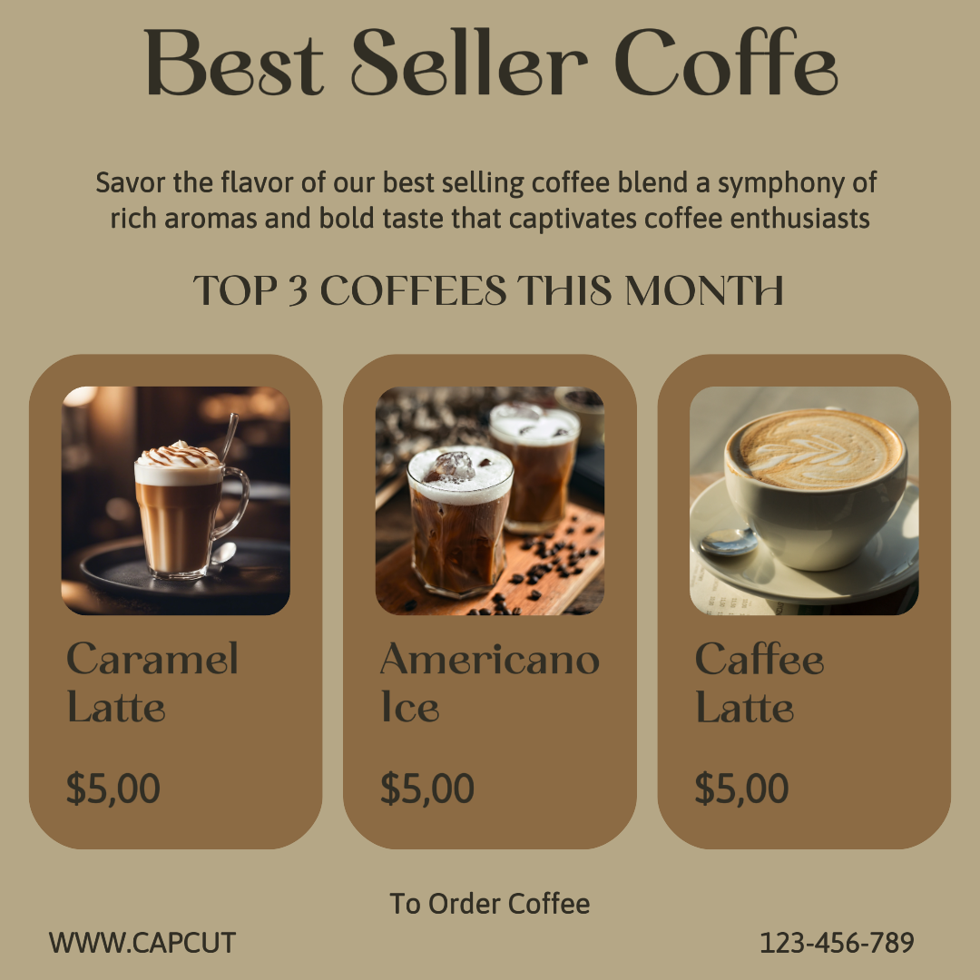 Bestseller Kaffee Instagram Post