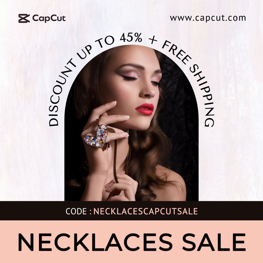 Minimalistisches Collage-Marketing-Poster Instagram-Post-Schmuck und Accessoires