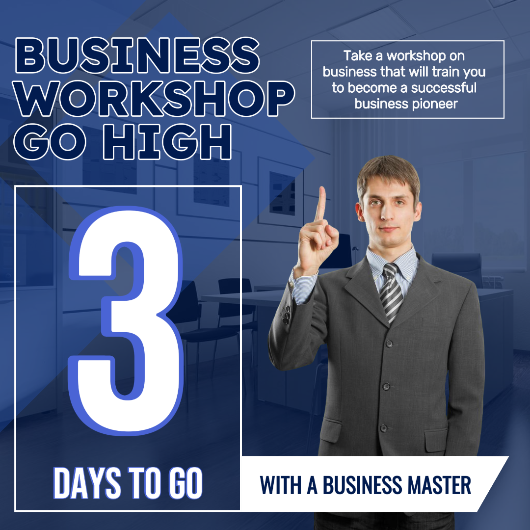 Cartel creativo Diseño de cuenta regresiva de negocios