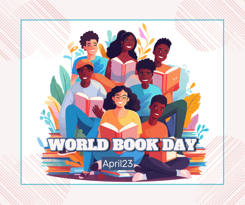 Día Mundial del Libro - Cartel creativo Publicación de Facebook Día mundial del libro