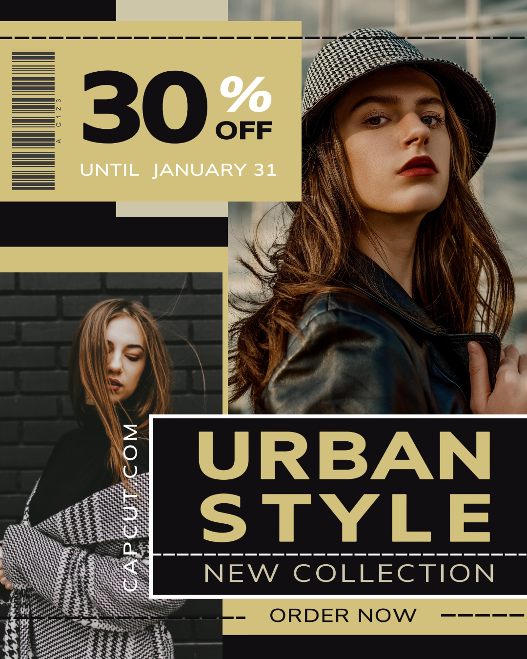 Fashion Urban Style Promotion Instagram Portrait