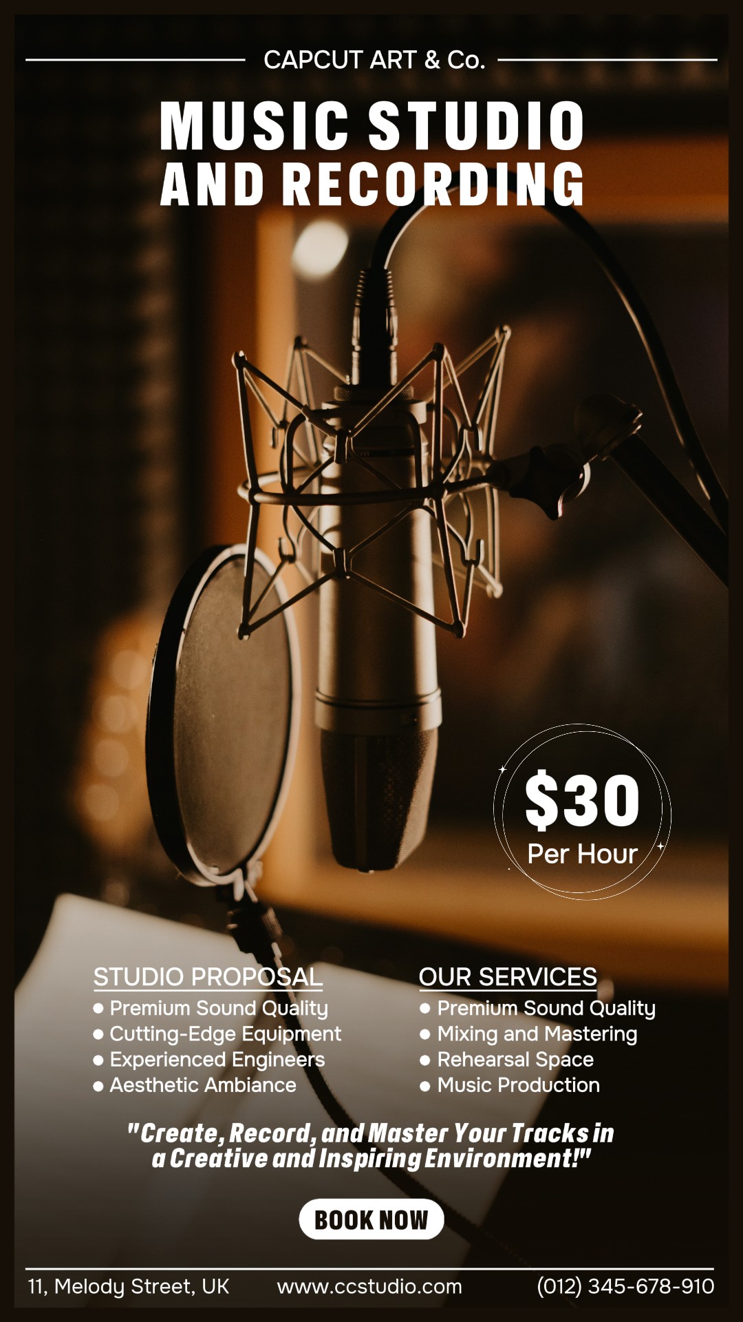 Otra Historia De Instagram De Alquiler De Estudio De Música De La Industria