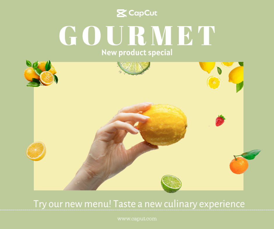 Alimentos e bebidas Novo produto gourmet Estilizado