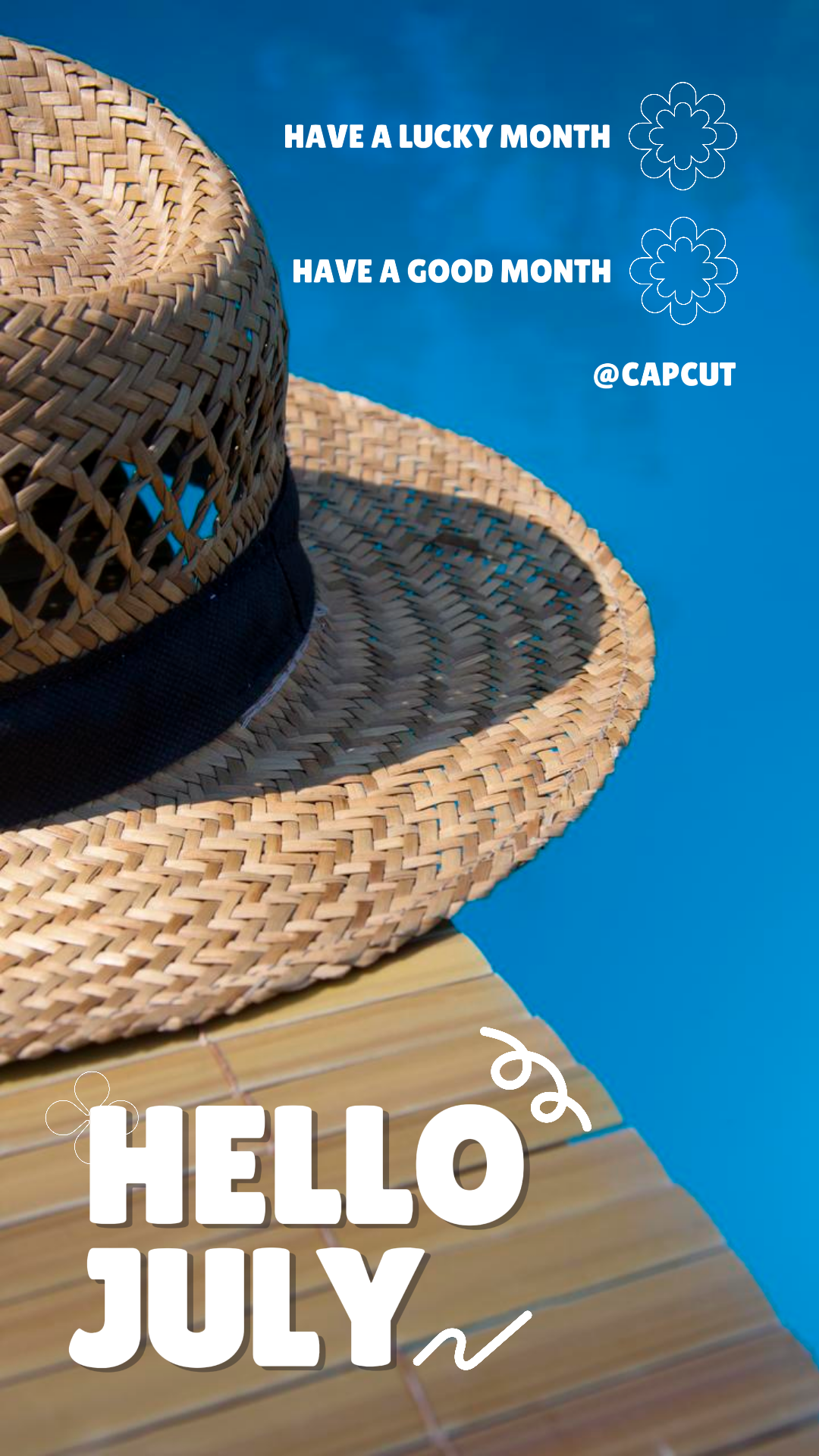 HELLO JULY CREATIVE POSTER INSTAGRAM