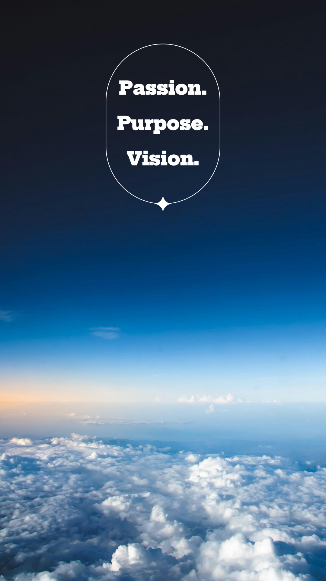 Wallpaper - Langit dan awan poster kreatif