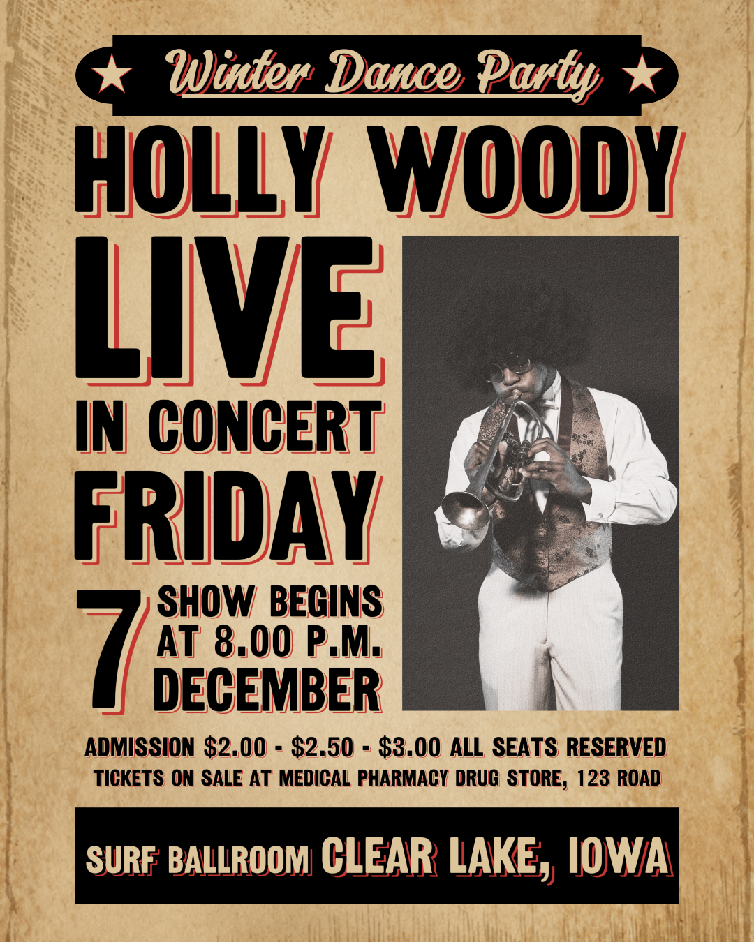 Folheto de Concerto de Dança de Inverno 