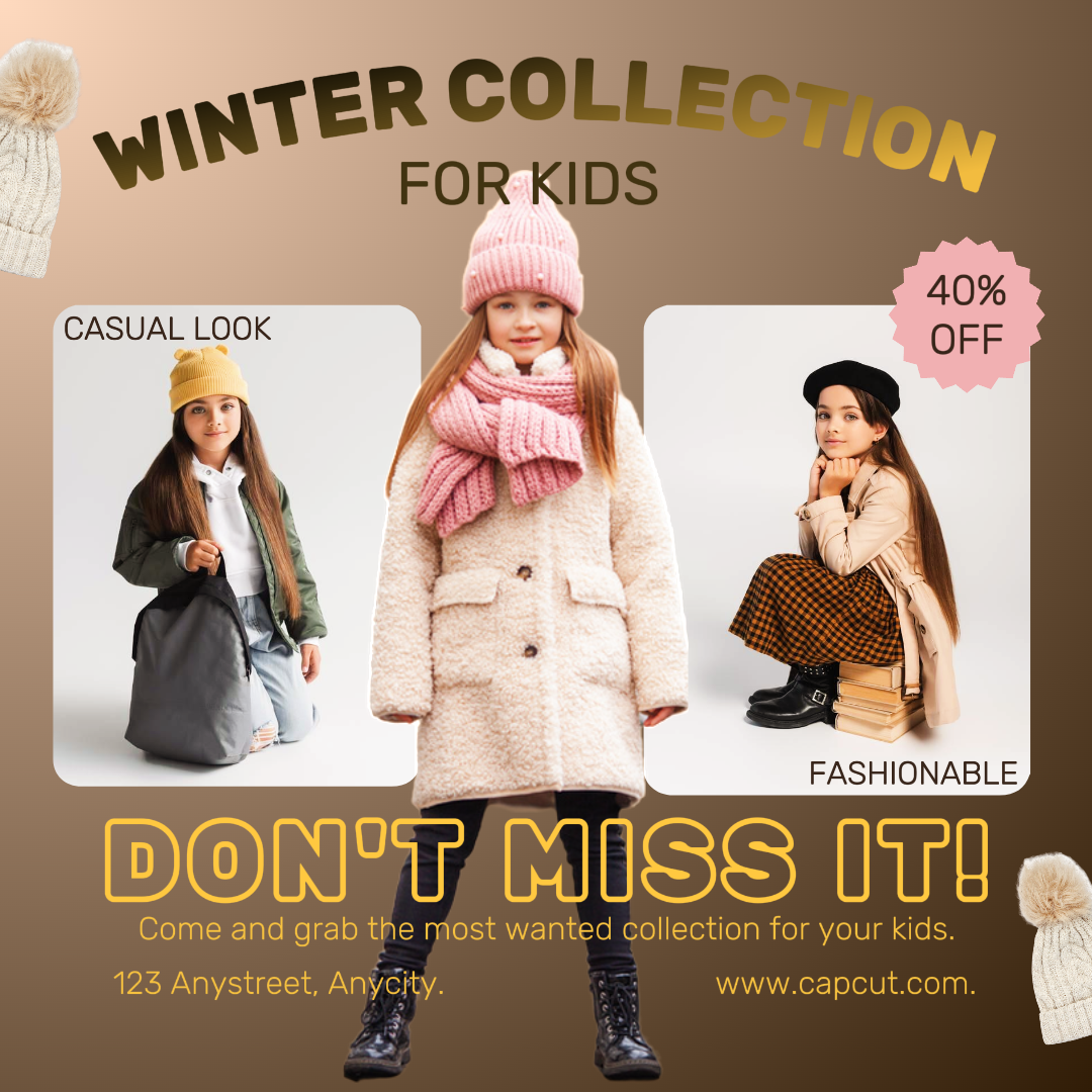 POST INSTAGRAM FASHION KID PROMO