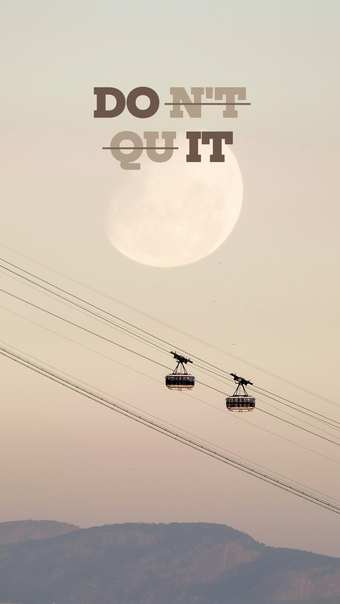 Wallpaper - Nicht aufgeben, es tun