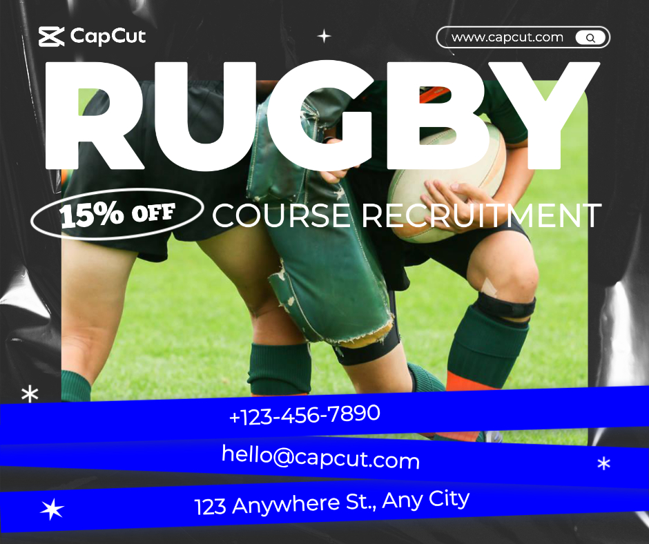 Cours de rugby sportif Recrutement style simple