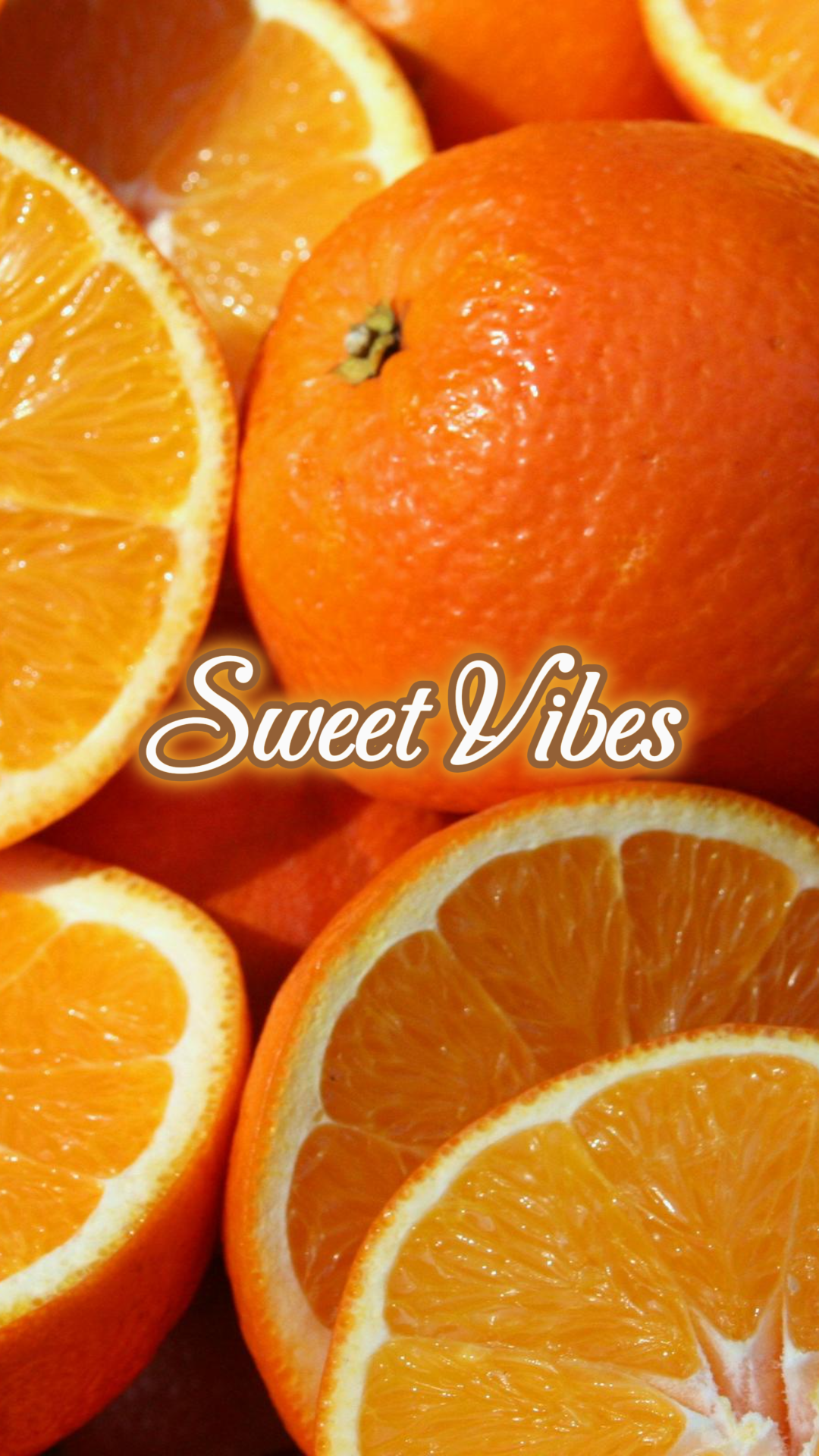 Papel de parede criativo cartaz laranja