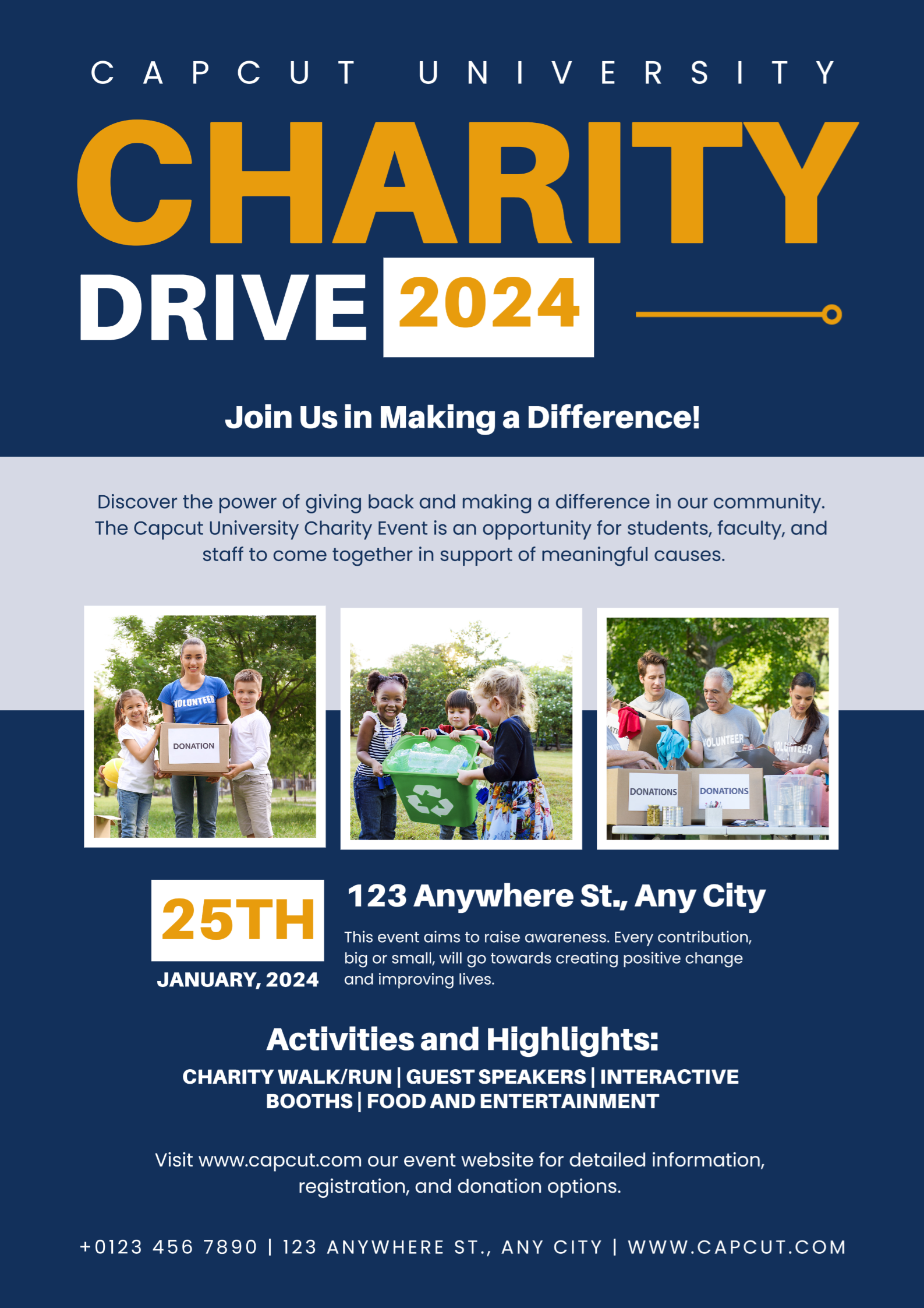 Non-Marketing Campus Event-Charity Event