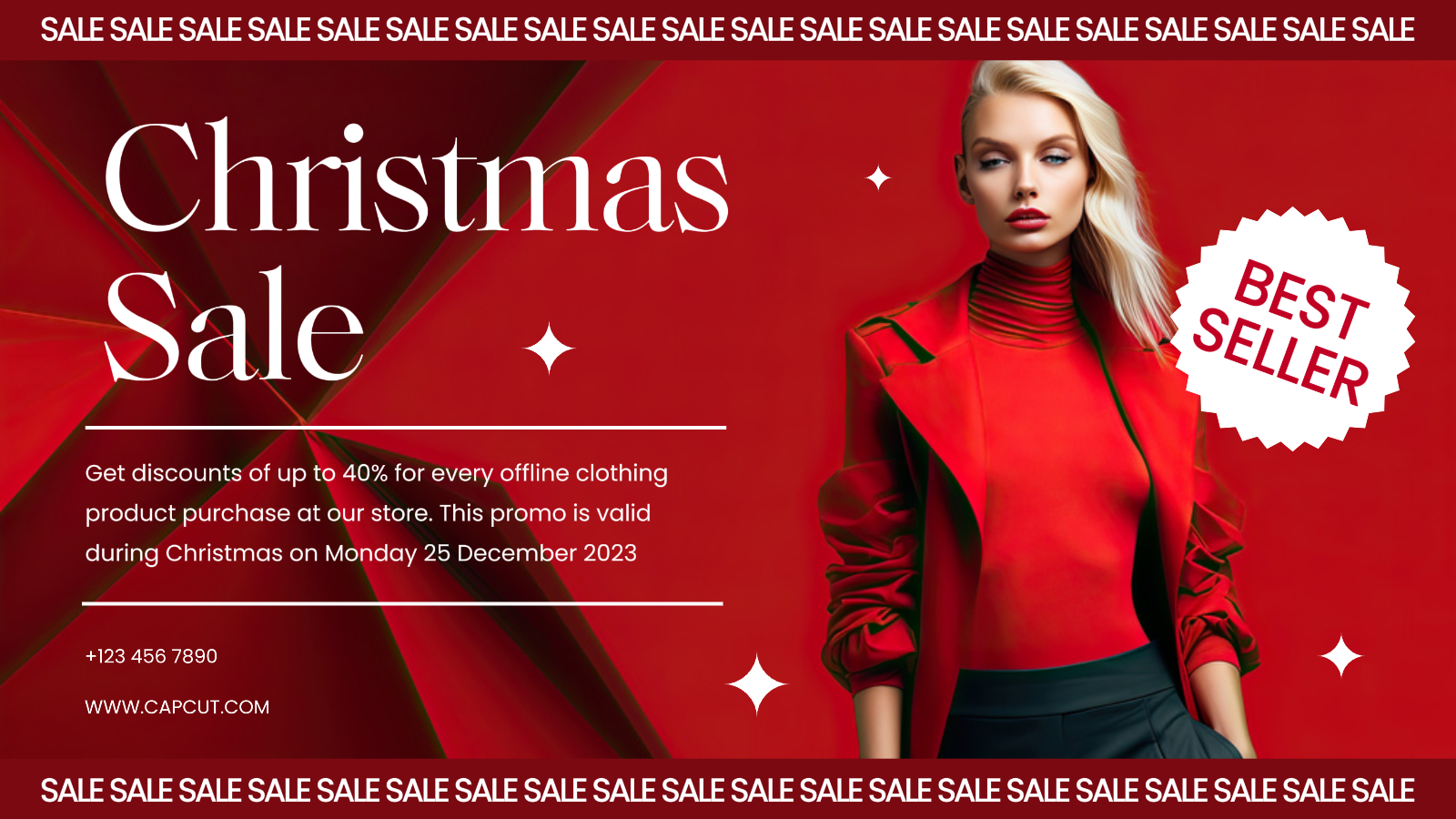 Promoção de Venda de Natal Twitter Post