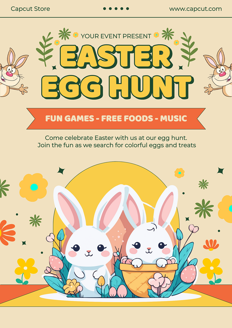 Feliz Caça aos Ovos de Páscoa 