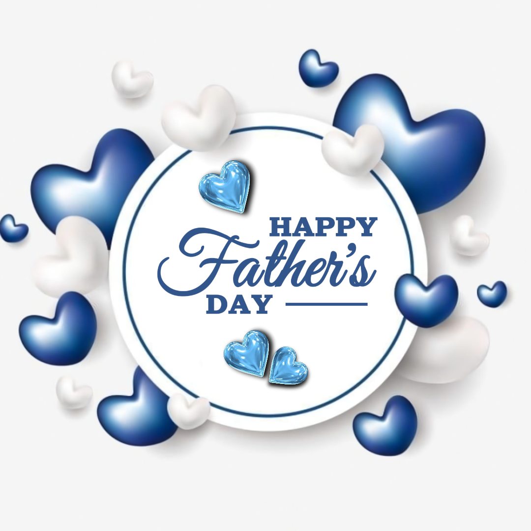 Vatertag Instagram Post Frame Love Blue