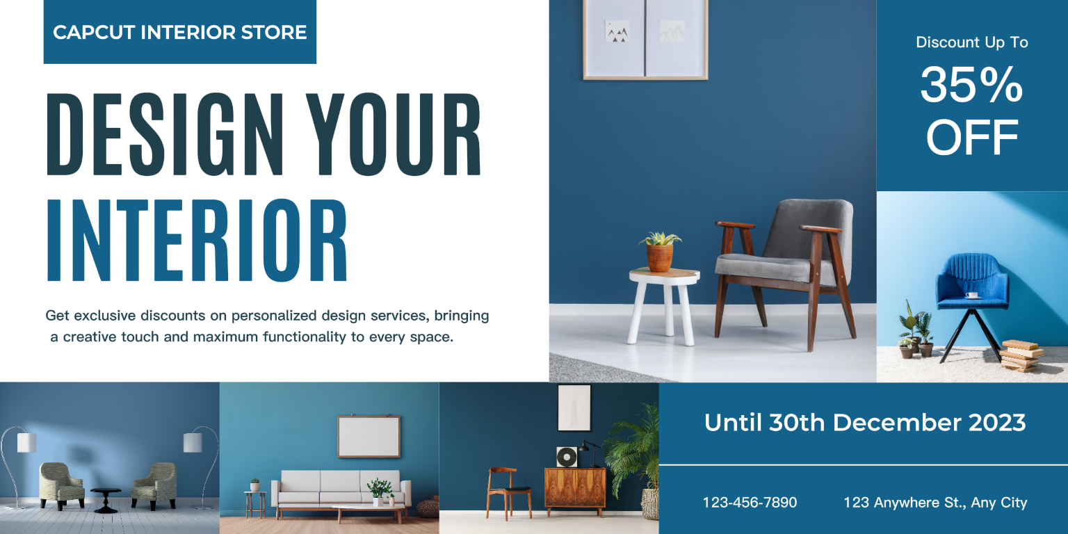 Interior Design Promotion LinkedIn Company Banner