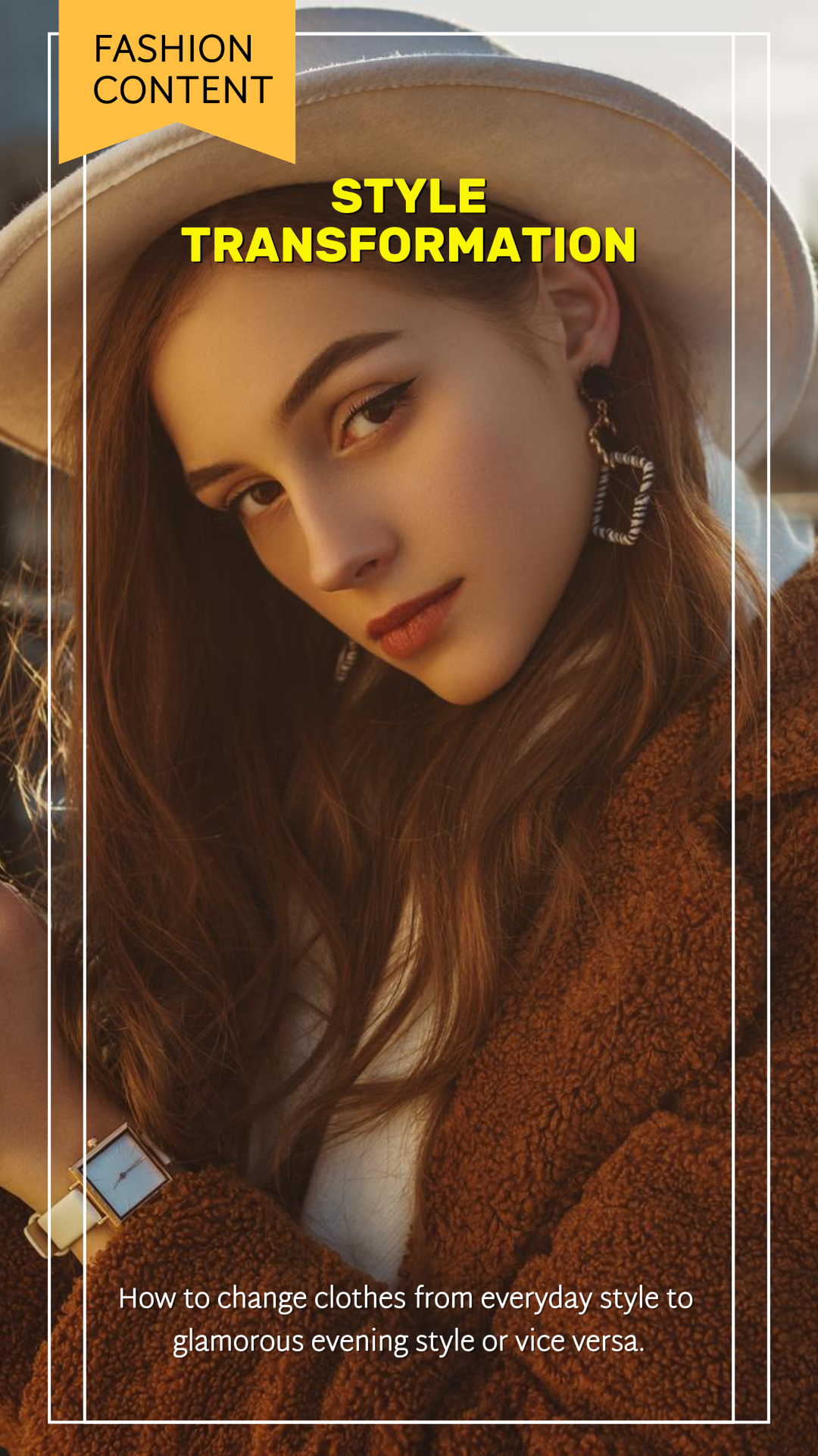 Poster Pemasaran Tiktok thumbnail Konten Fashion Tiktok