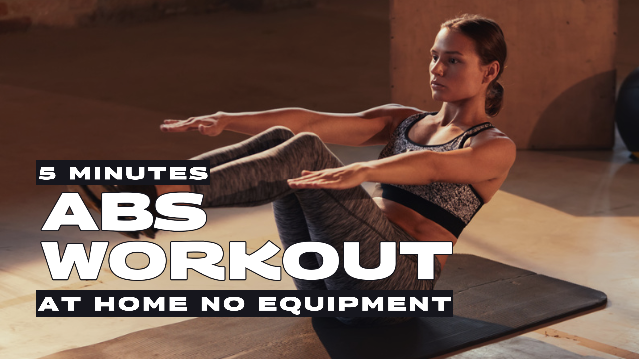 Youtube Thumbnail Abs Workout at Home