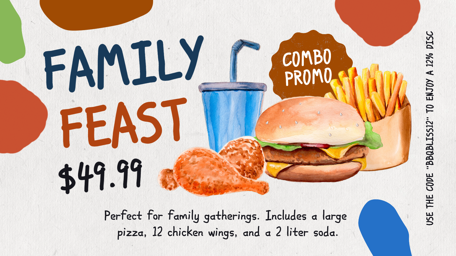 Food Combo Set Twitter Post