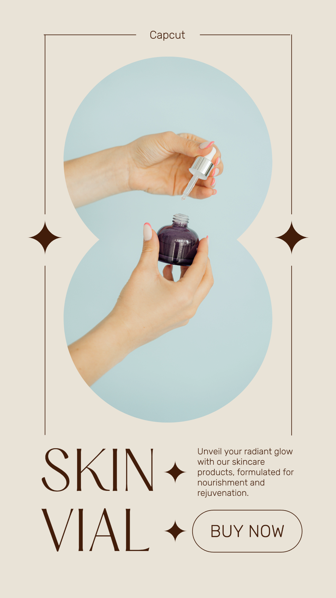 Marketing de beleza - História IG - Frasco para a pele