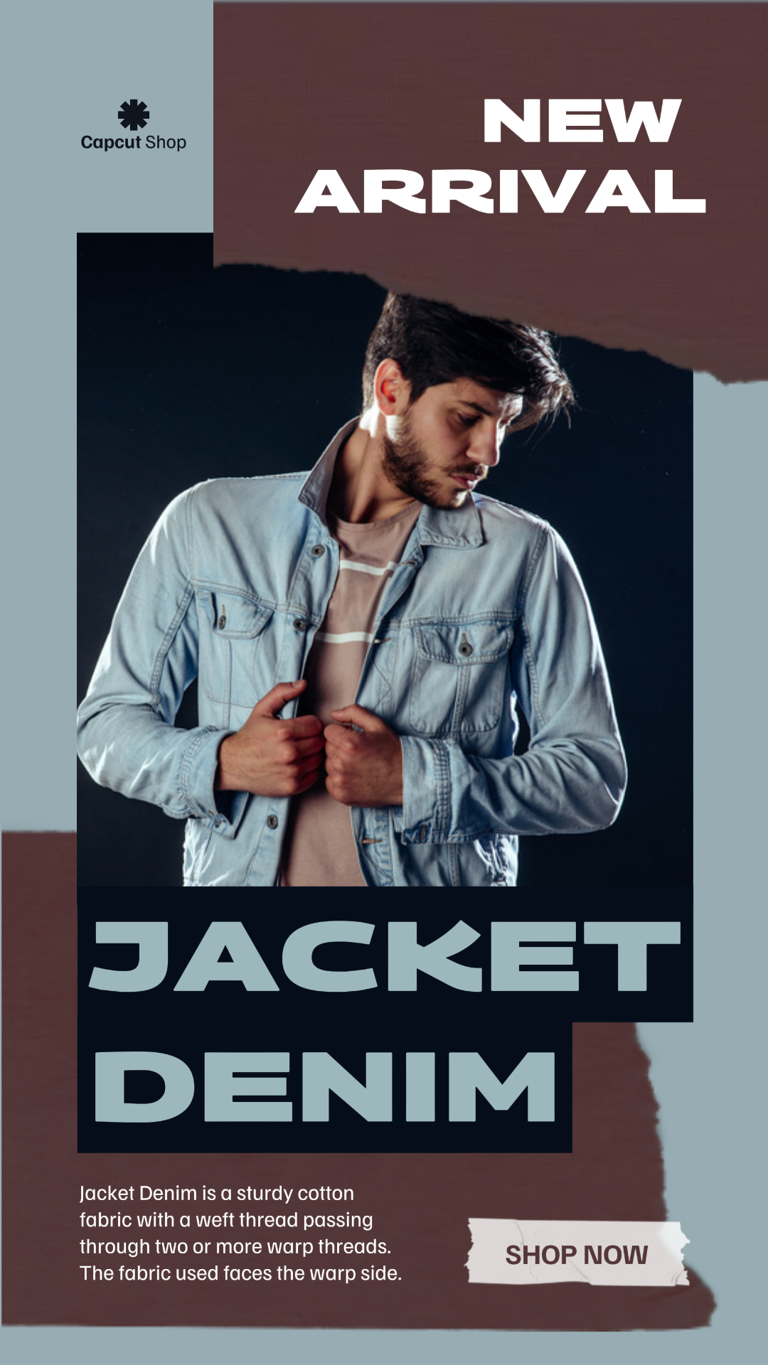 Clothing Product Display New Jacket Instagram Story