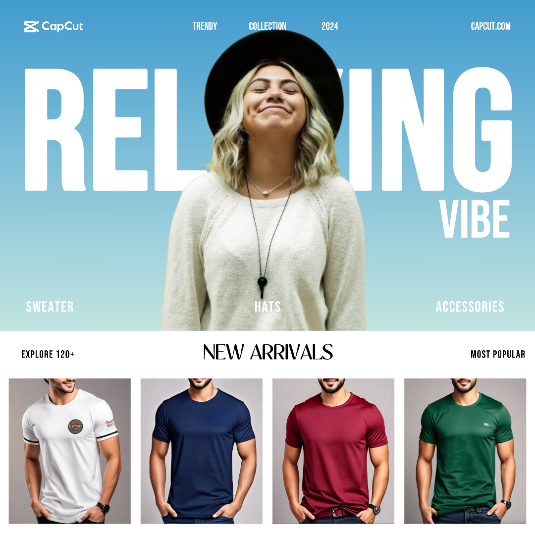 Camiseta Pantalla de Productos de Moda Publico de Instagram Diseño Simple