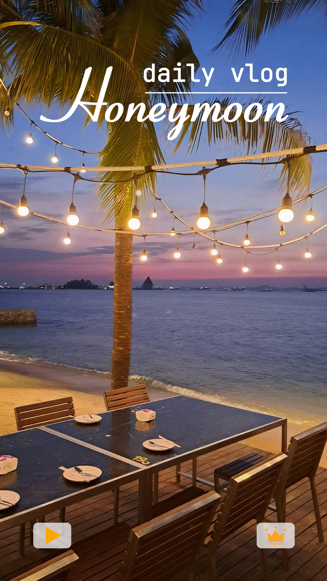 Tiktok thumbnail dailv vlog bulan madu