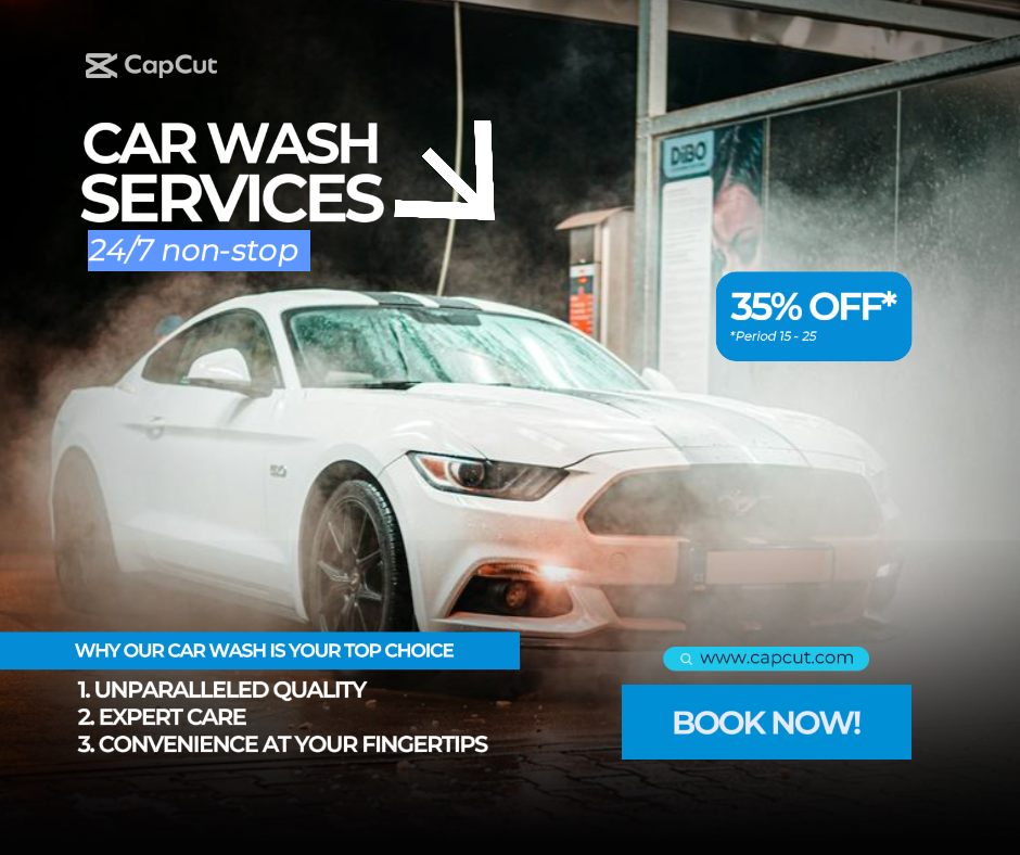 Busy Services Car Wash Facebook Post Satisfaction Client 