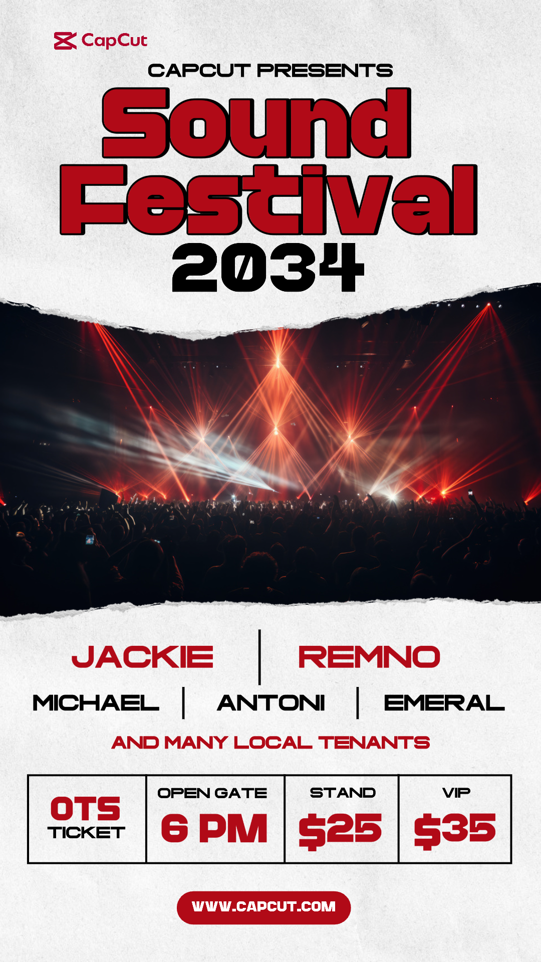 Musikfestival Tiktok Post