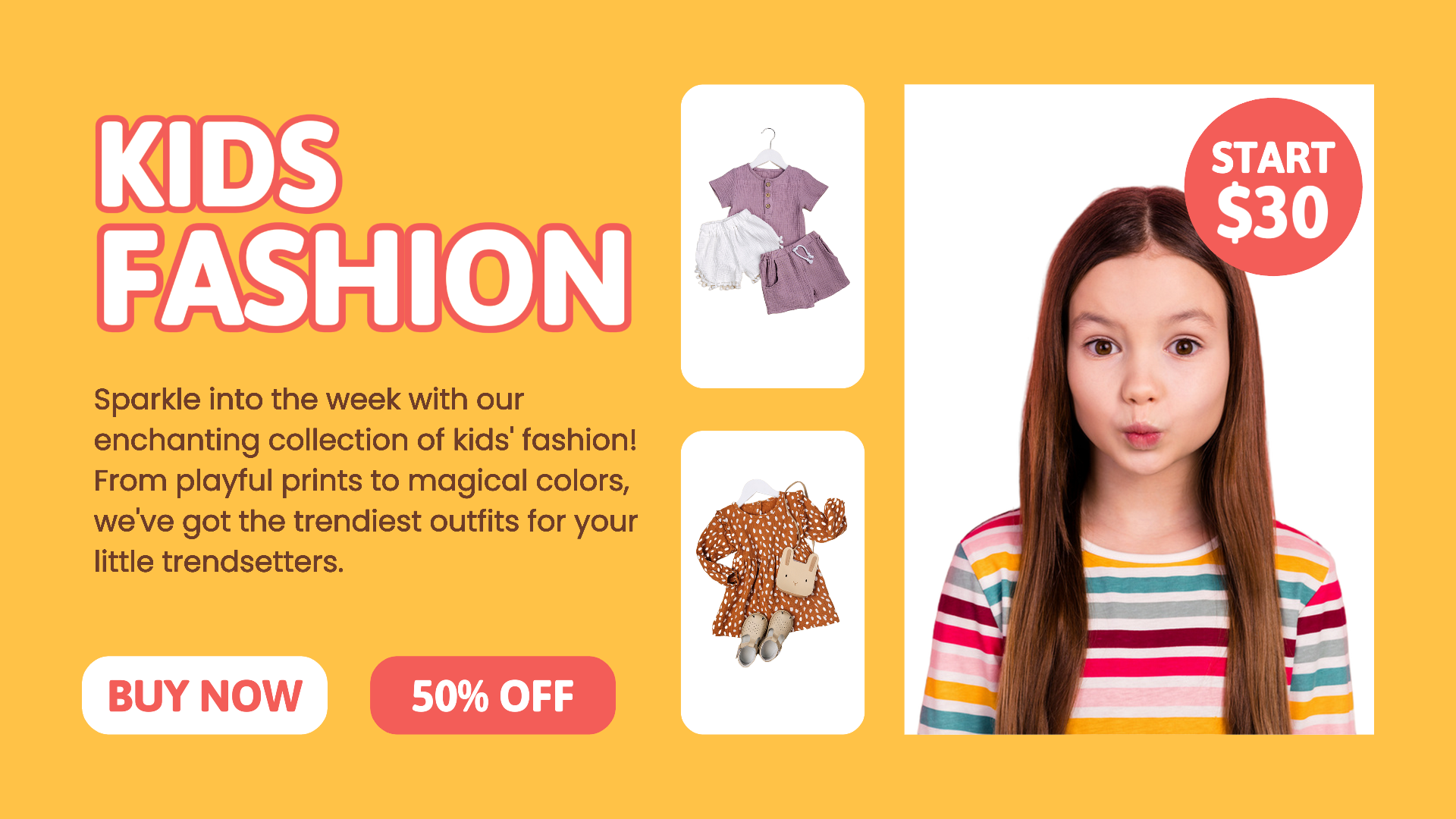 Fashion Kids Promotion Web Page