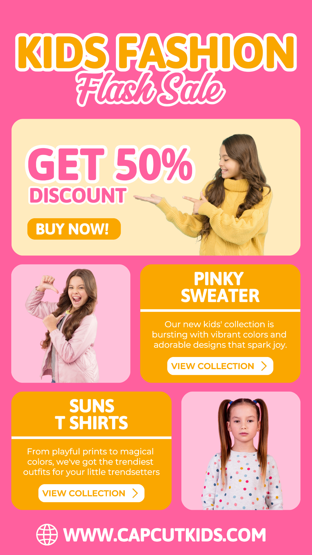 Fashion Kids cloth Promotion Instastory 