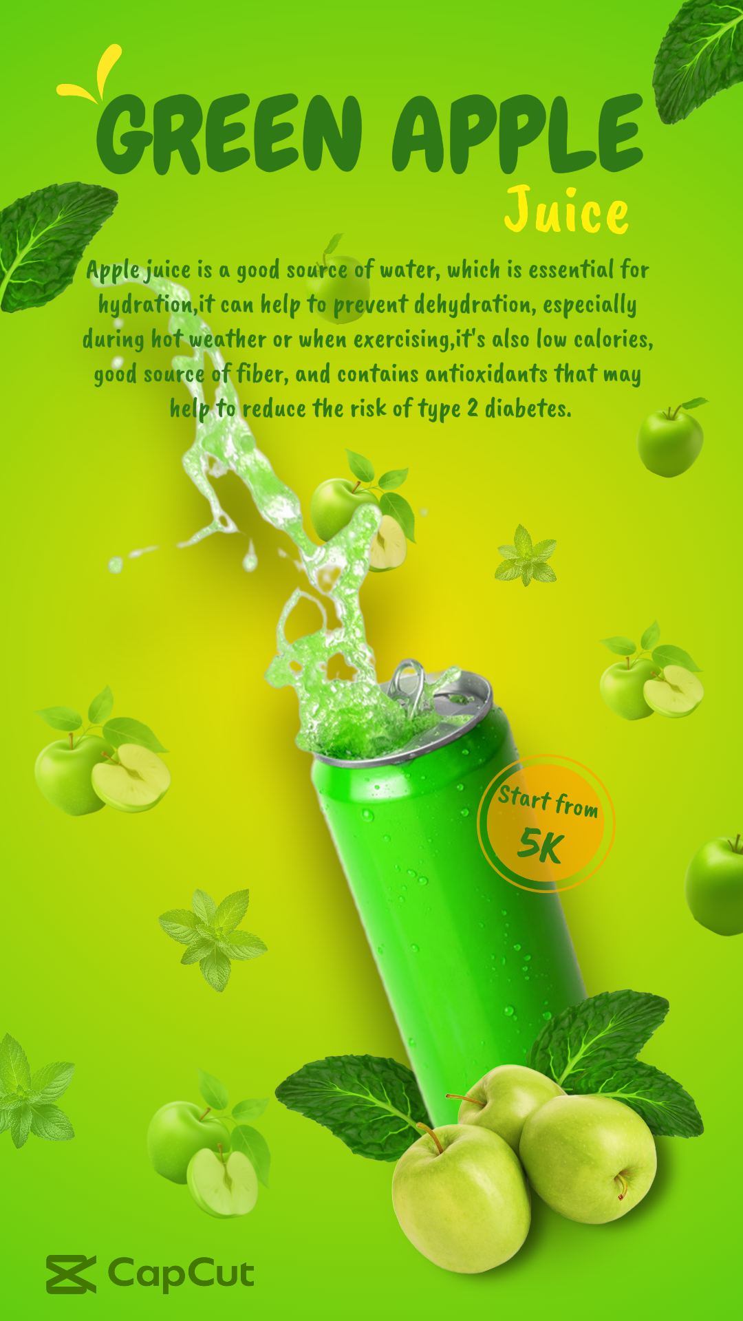 Boissons Jus de pomme Histoire Instagram