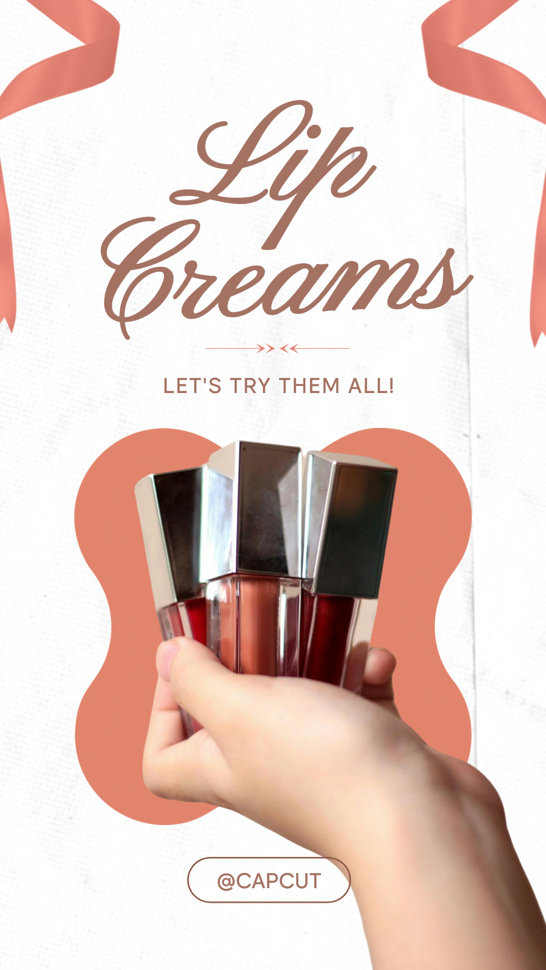 TikTok Thumbnail Beauty Makeup Lippenstift Braun Beige